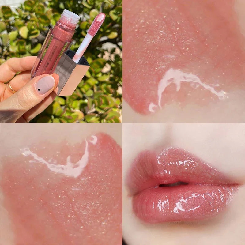Fenty Beauty Lip Gloss Lipstick Water Gloss Highlight Mirror Lasting FUSSY HEAT RIRI Sparkling Charming Moisturizing Lip Care
