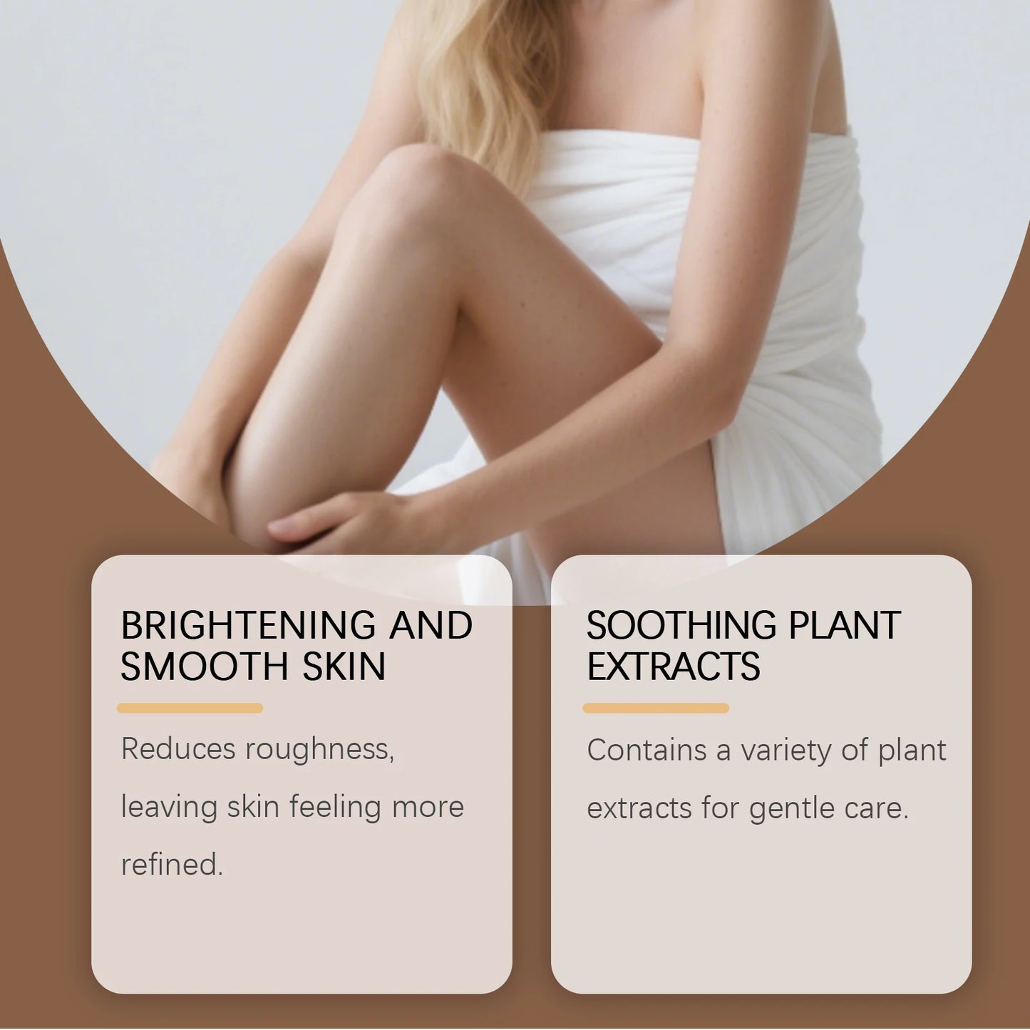 Reduces Roughness Brown Sugar Body Scrub Gently Cleanses Dead Skin Plant Oils Nourish Skin Leaving It Smooth and Soft