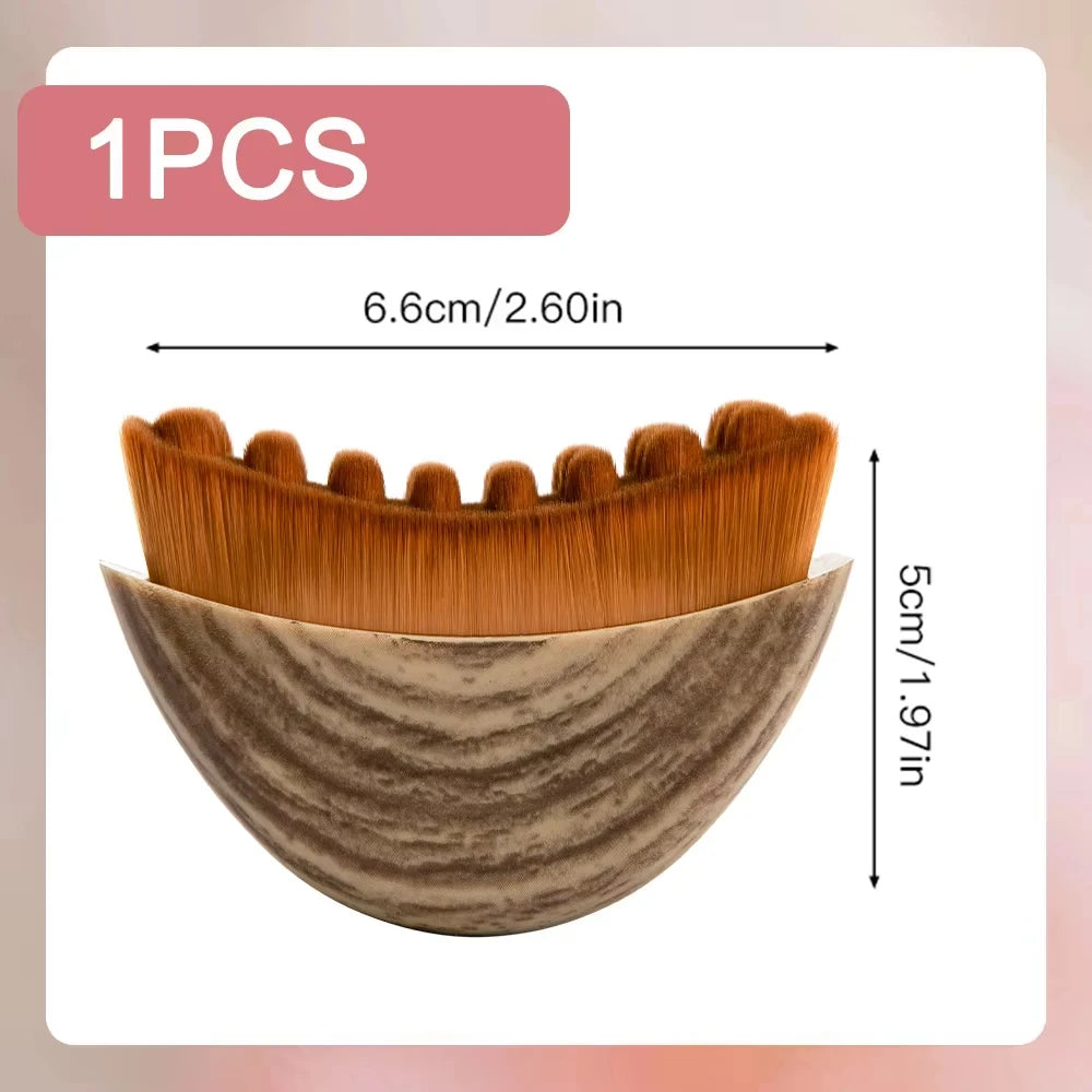 Lymphatic Drainage Face Brush Gua Sha Tool Set Facial Massage Kit Jawline Lifting Relaxation Contour Face Brush with Storage Bag