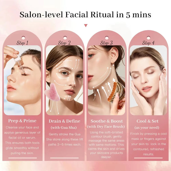 ContourRevive Facial Massage Gua Sha Brush